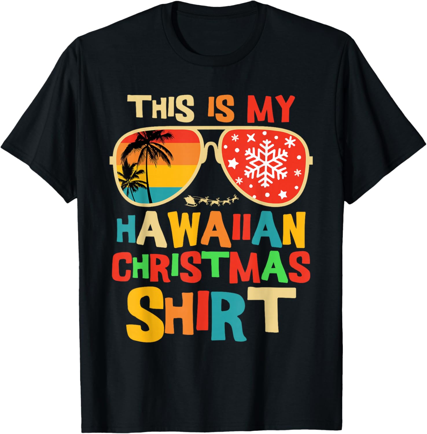 This is My Hawaiian Christmas Pajama Matching Family Hawaii T-Shirt
